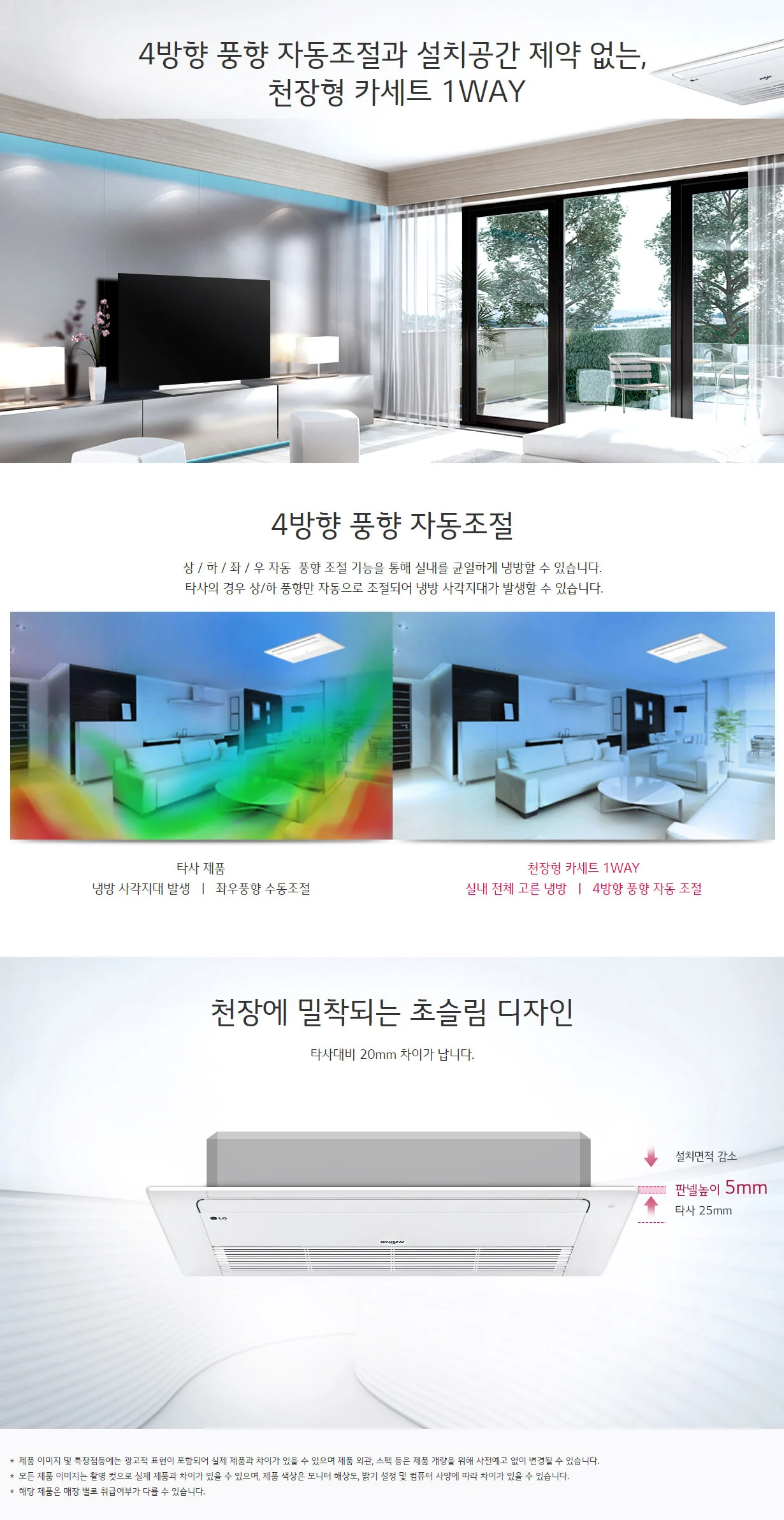 [LG]상업용 냉난방기 10평형 천정형 1WAY TW0400U2S 상세 이미지 1
